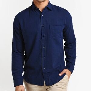 Rails Wyatt Indigo Blue Button Down Sz M
